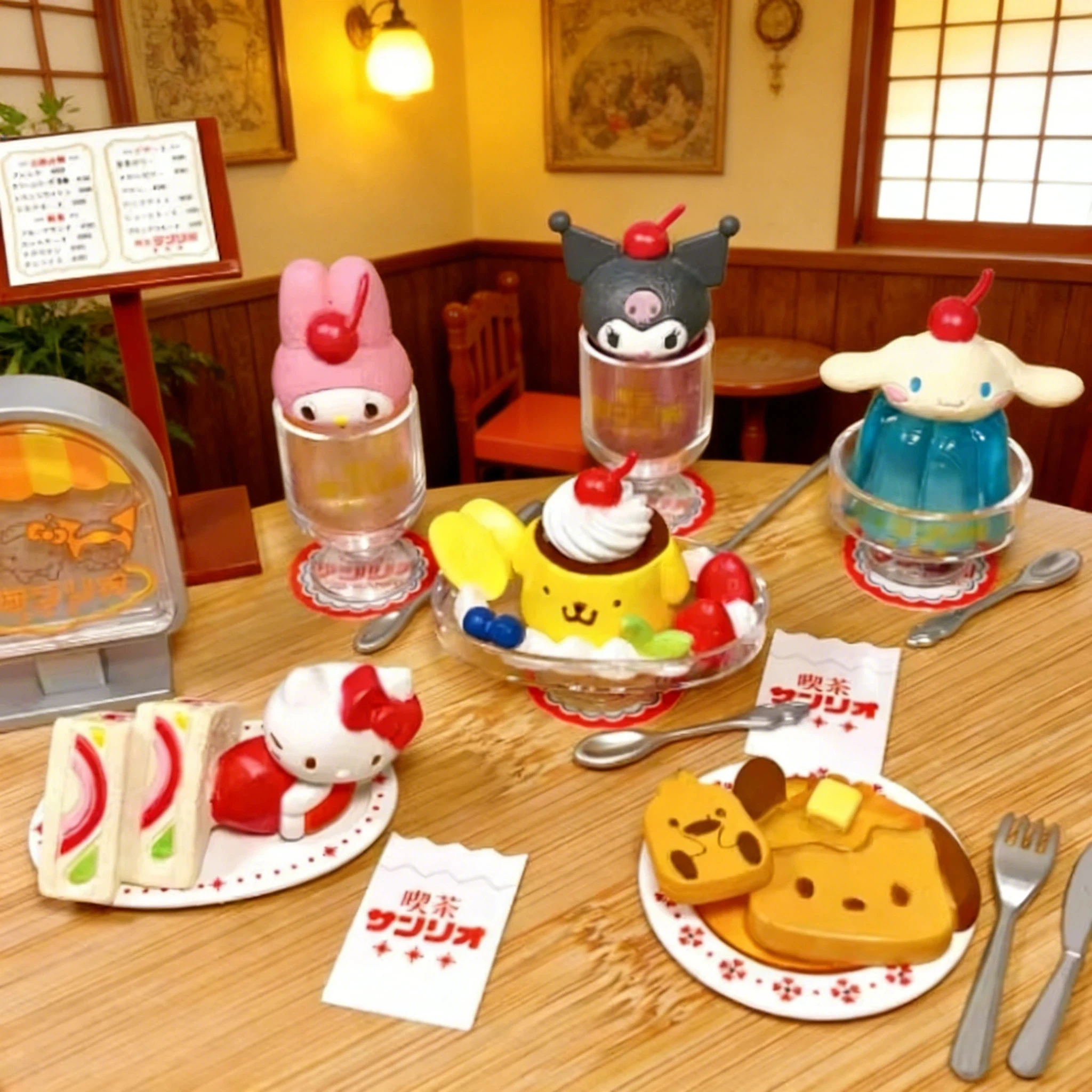 Série Retro Coffee Store Blind - Coffee Tea Japan avaliação e preço