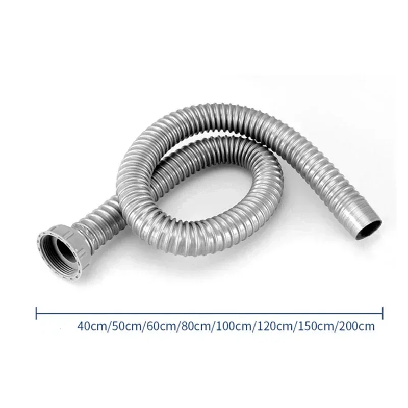 Flexible Retractable Sink Basin Water Drain Pipe Plumbing Hose 45/55mm Joint Outlet Water Pipe for Bathroom Kitchen Accessories