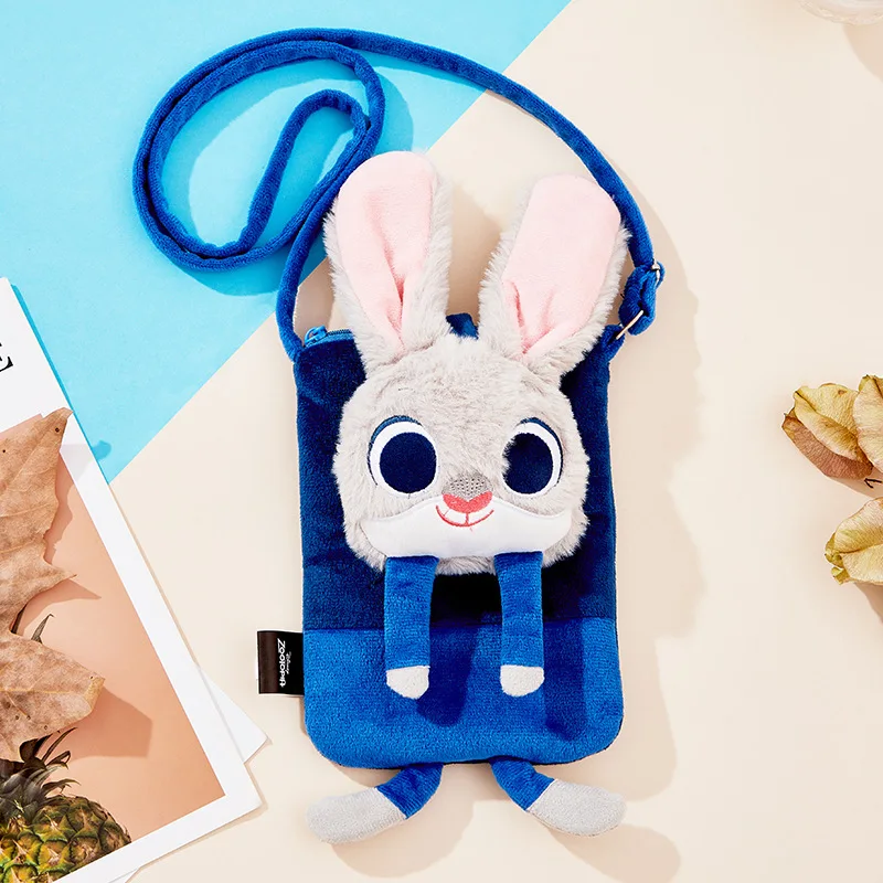 ديزني غرزة أنيمي لطيف لوسو Crossbody حقيبة الهاتف المحمول غرزة الكرتون السيدات الكتف تغيير حقيبة الفتيات هدية الاطفال اللعب