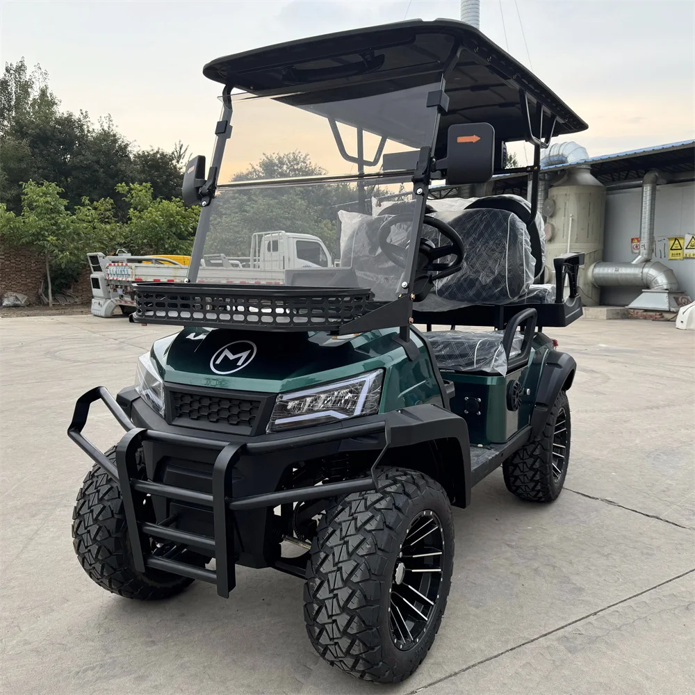 جودة عالية 4-عجلات مع نظام فرامل قرصية ببطارية ليثيوم 72 فولت مصنوع من عربة الجولف الكهربائية Factoryt 4WD