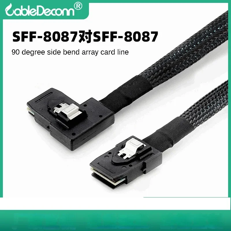 

Mini SAS cable SFF-8087 с MINI SAS 36P SFF-8087 90 градусов bent array card cable