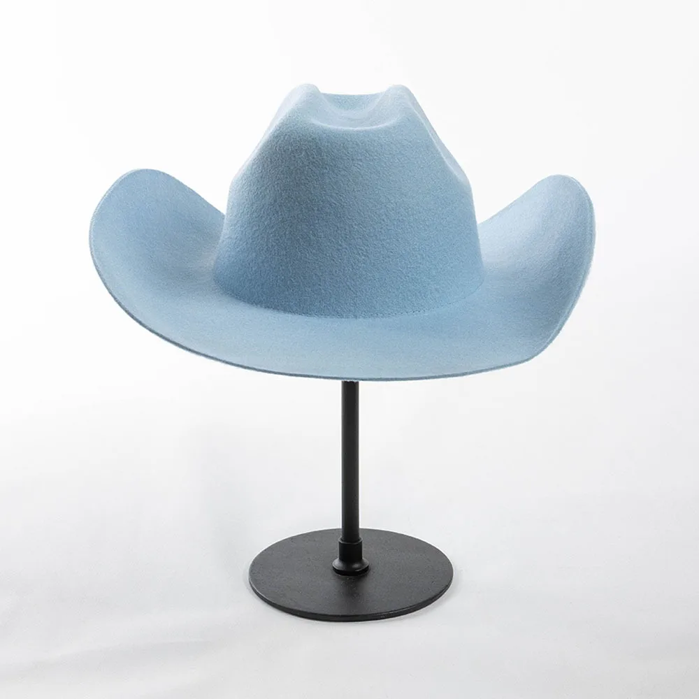 sombrero de vaquero cowboy hat  wool felt hat for women and men wide brim hat western hat black cowhat  men`s hat