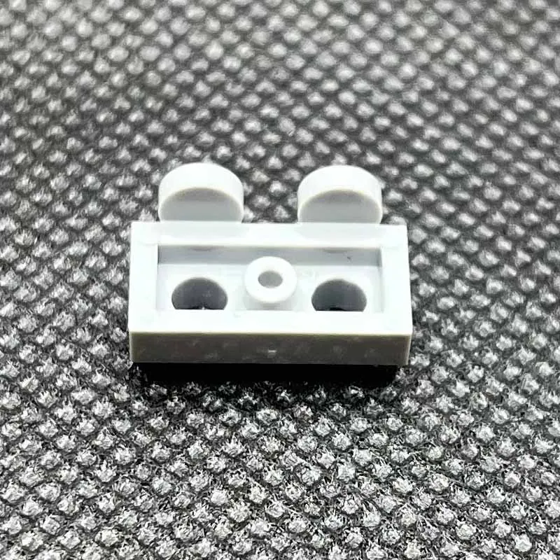 Plate 1x2 with 2 Special Holes On One Side Downwards Building Block Brick MOC Parts Toys For Bracket Compatible 79389 30pcs/Lot