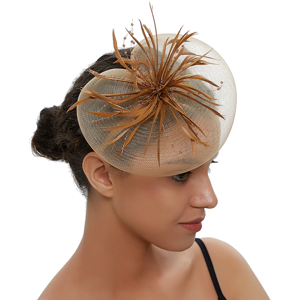 

1 pc Headwear For Women Elegant Hair Accessories Bridal Headpiece Wedding Guest Fascinators Headdress Dance