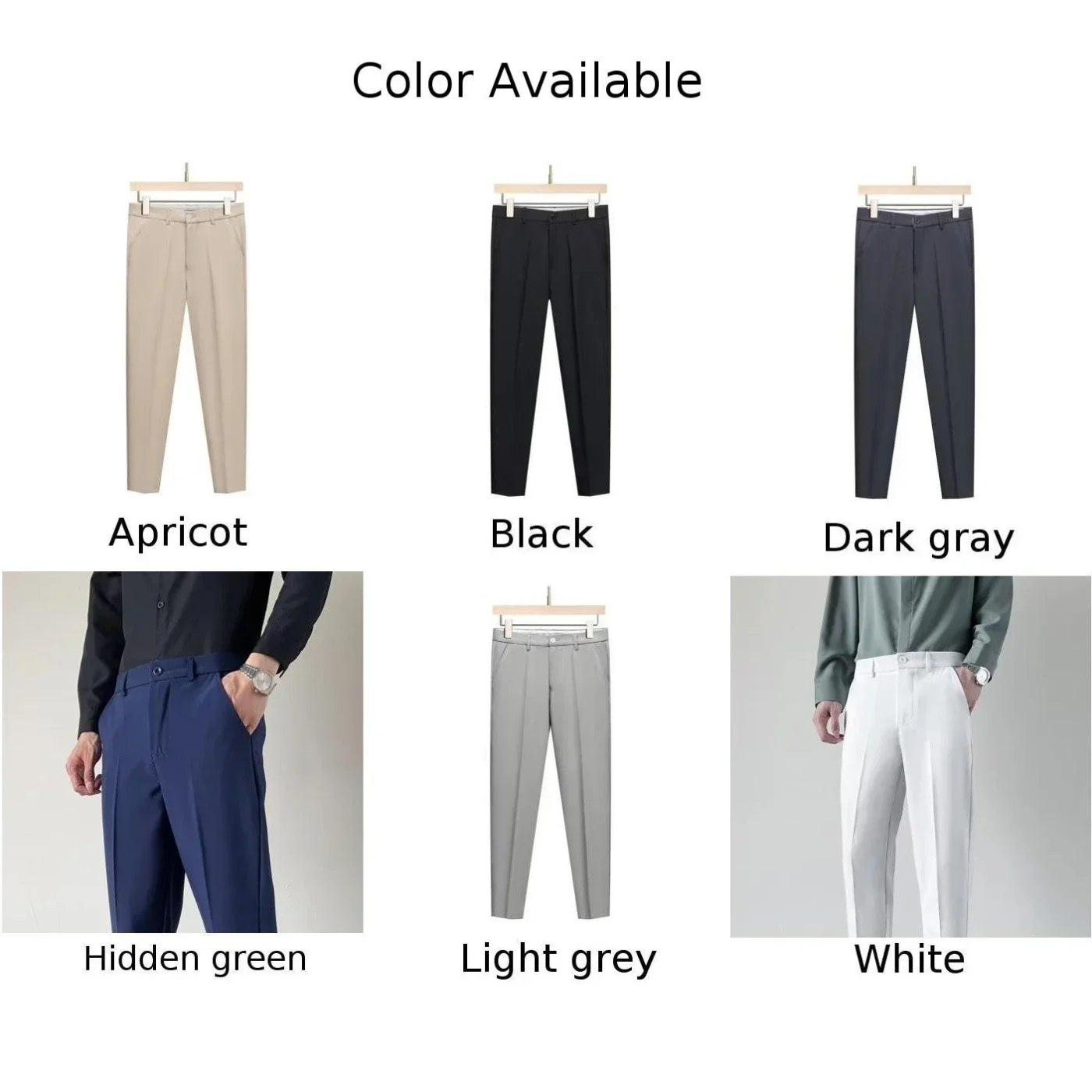 Pantalones de alta calidad para hombre, pantalón por encima del tobillo, moda coreana, pantalones bonitos