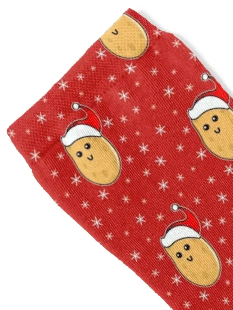 Christmas Potato - Festive gift Socks gift warm winter Sports custom Women Socks Men's
