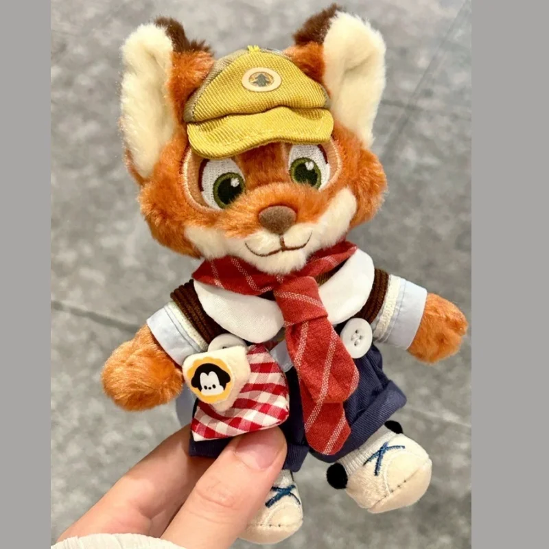 

Zootopia Little Fox Nick Plush Pendant Set - Cute Soft Stuffed Doll Keychain And Bag Accessory Ideal for Festival Gifting