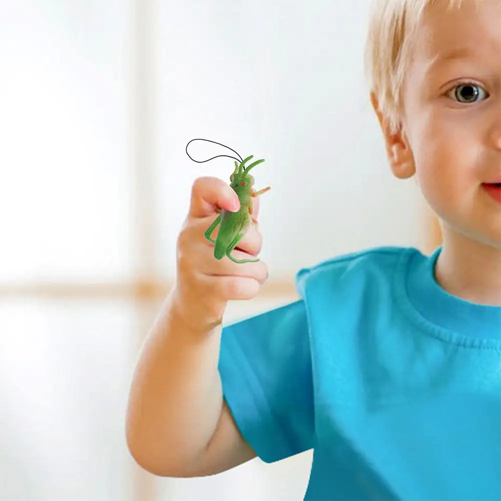 

10 шт. реалистичных фигурок саранчи из безопасного материала TPR для детских научных исследований, украшения для вечеринок, декор для торта