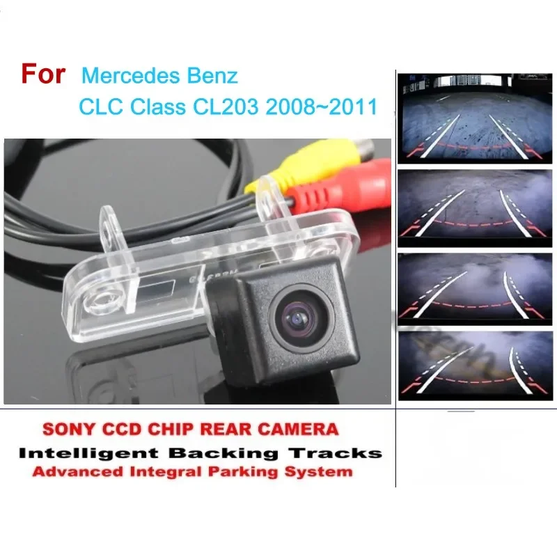 

Tracks Camera For Mercedes Benz CLC Class CL203 2008~2011 HD CCD Intelligent Dynamic Rear View Camera Car Parking Camera