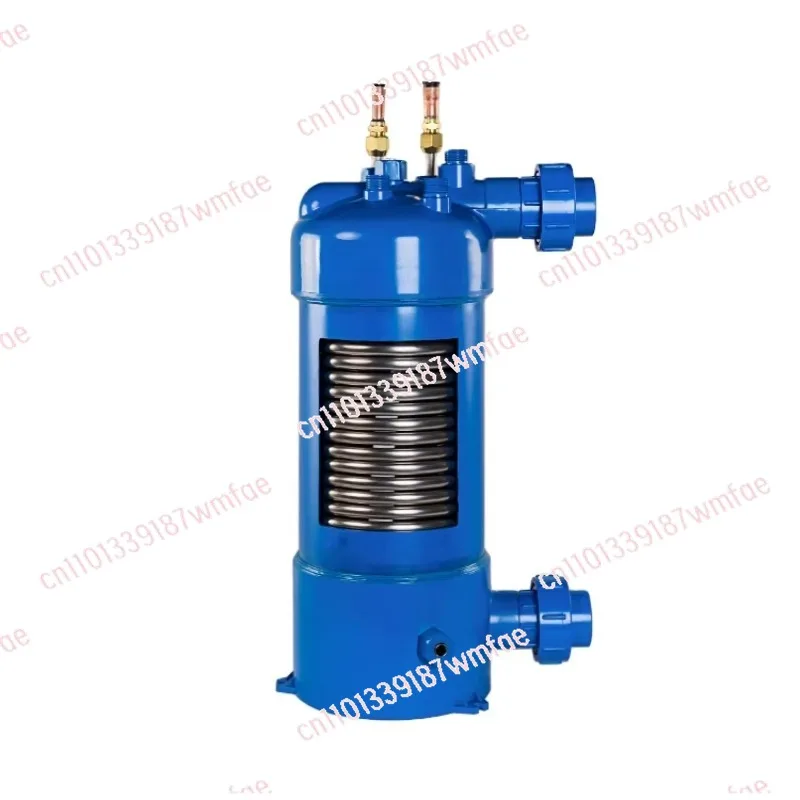 High Capacity PVC Titanium Condenser (MHTA-3) 12.7mm Connector Corrosion Resistant Heat Exchanger Marine Pool Heater Accessories