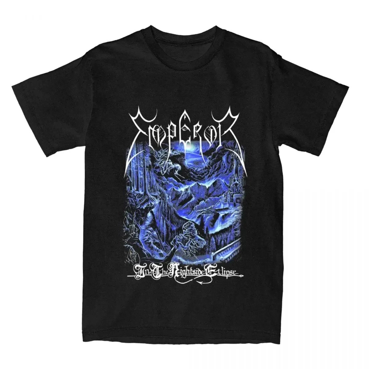 Black Metal Band Emperor accessori t-shirt per uomo donna Song In The Nightside Eclipse 100% cotone