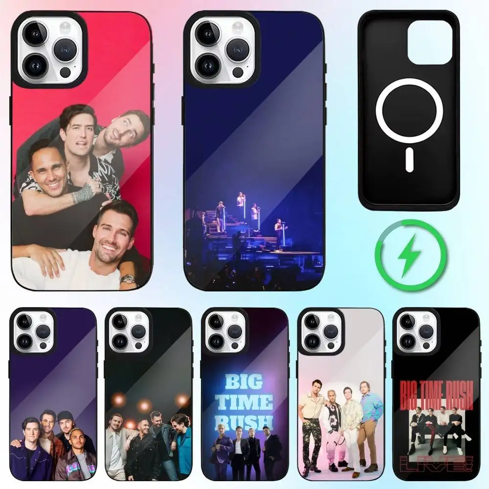 

Music B-Big T-Time R-Rush Phone Case For iPhone17,16,15,14,13,12,11 Plus,Pro Max Magnetic For Magsafe Wireless Charging