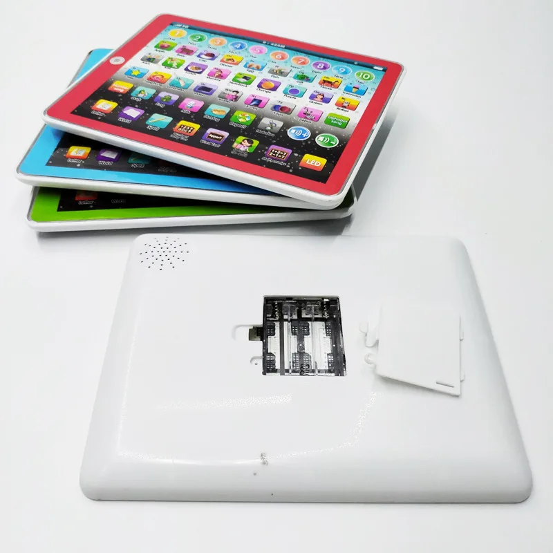 Juguete de aprendizaje de inglés para niños pequeños, tableta de aprendizaje interactiva, almohadilla de aprendizaje para niños, rompecabezas de aprendizaje temprano, máquina de cuentos, juguete