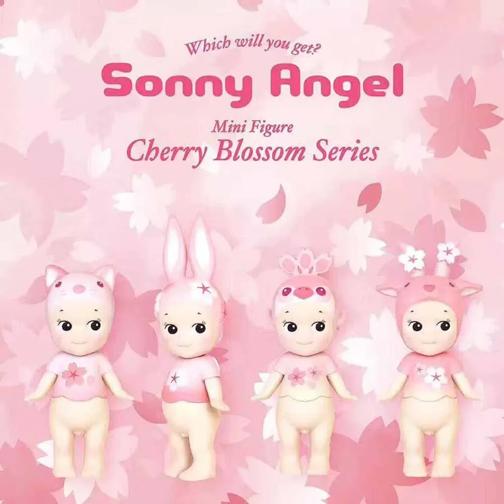 

Sonny Angel 2019, серия Cherry Blossom, слепая коробка, игрушки, загадочная коробка, Kawaii, счастливая милая кукла, украшение, сборная модель, подарки для пары
