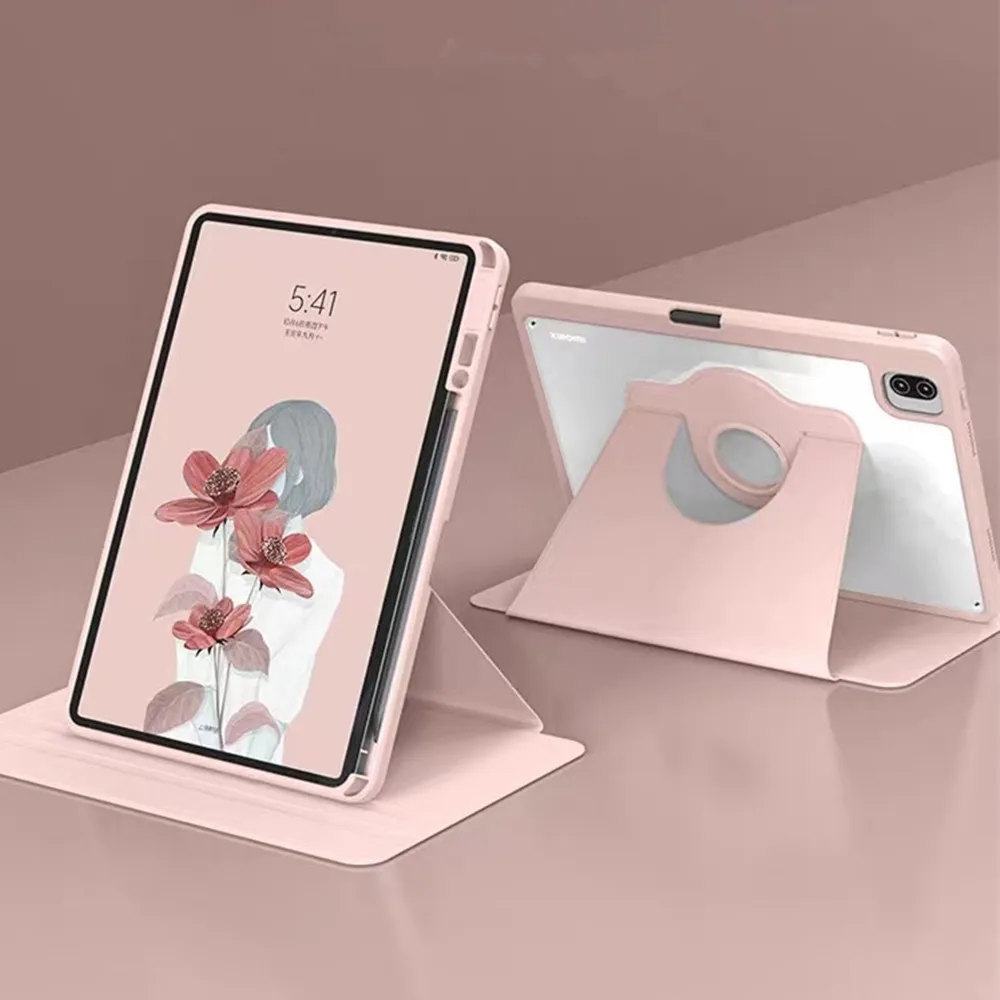 

Case For XIAOMI Redmi Pad 10.61; 2022 mi Pad 5 Pro 11 inch 360 Roating Stand Protective Cover For Xiaomi redmi pad Tablet Cases