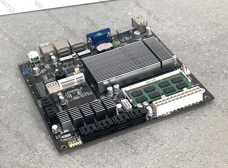 Used J1900/B75K9-ETH control main board NAS Hei Synhui network storage multi-hard disk server