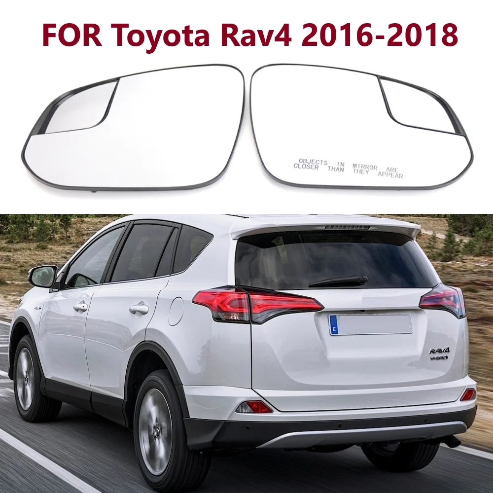 Sinistro destro riscaldato lato anteriore specchietto retrovisore piatto per Toyota RAV4 2016 2017 2018 879610R220 accessori auto 8796142D20