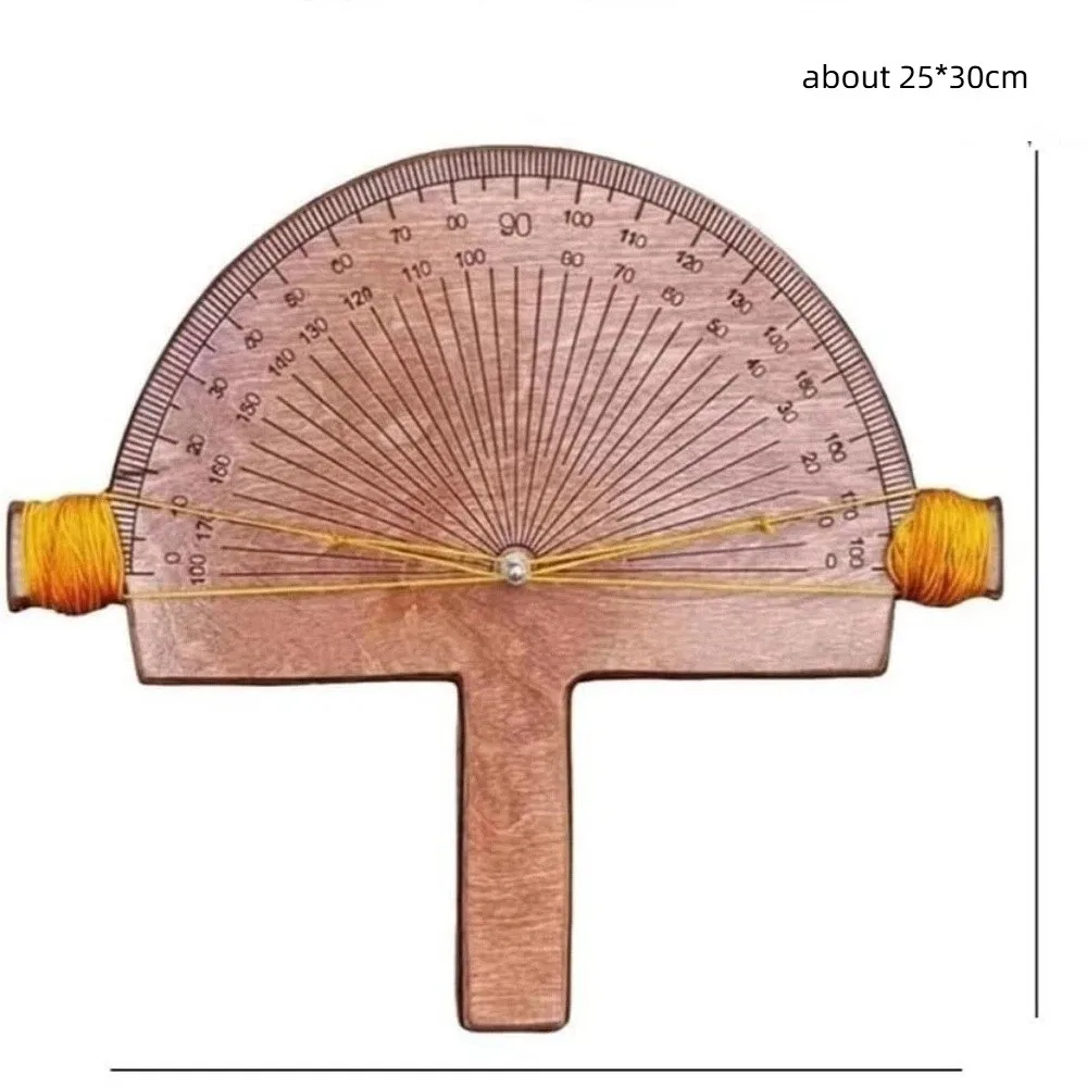Picture 7: Handcrafted Precision Angle Finder Wooden Accurate Measurement Angle Detector Laser-Engraved Degree Tool