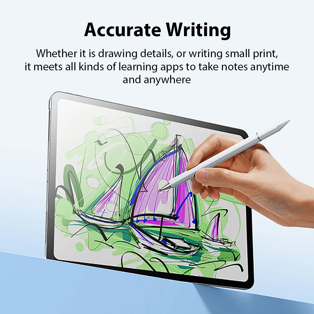 3 in 1 Magnetic Capacitive Stylus Pen For Android IOS Phone Pad Tablet iPhone iPad Universal Drawing Writing Pencil Three Tips view 6