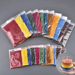 10/50g Natural Wax For Candle Colorful Sand Wax DIY Decor Sand Painting Snowflake Wax Candle Making Dye Sand Wax Candle Supplies