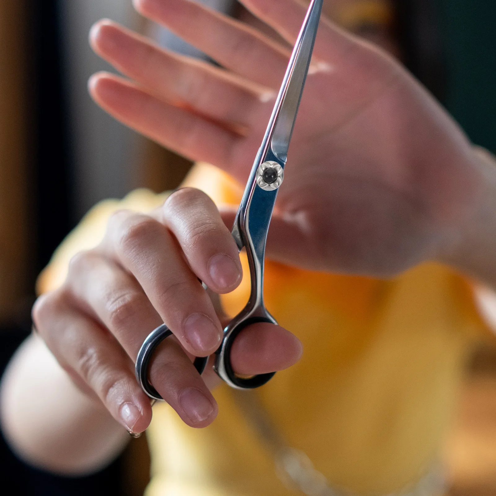 الحيوانات الأليفة مقص تصفيف الشعر رمح المسمار المعادن الزخرفية جزء مريح مقص رمح مركزي لقص تصفيف الشعر #1