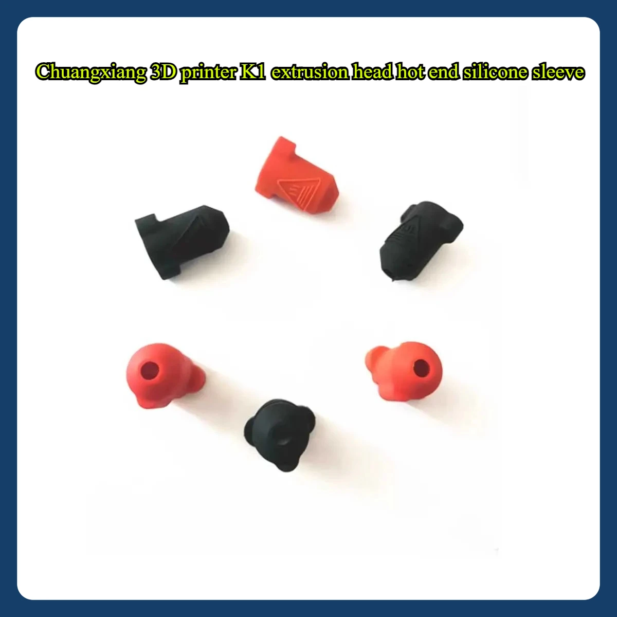 

Chuangxiang 3D printer K1 extrusion head hot end silicone sleeve, high temperature resistant insulation protective sleeve