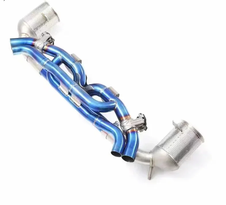 CEES Catback Exhaust For Porsche 911 992 Carrera 4S 3.0T 2019-2021  Tuning Valve Muffler Exhaust System Exhaust Downpipe