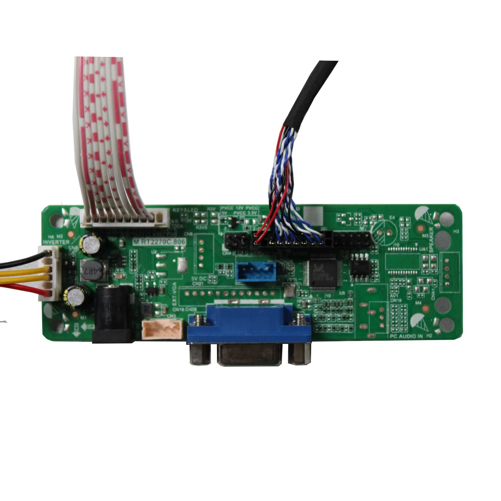 Universal Lcd Controller Board Vga To Lvds Circuit Board Vga Circuit Board For 9Inch 800X480 Nl8048Bc24-09D Monitor