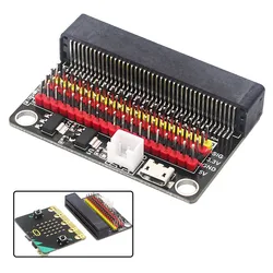 BBC Micro: bit V2 GPIO Expansion Board DIY3.3V 5V Adapter IO GPIO Breakout Microbit for Teenagers Learning Graphics Programming