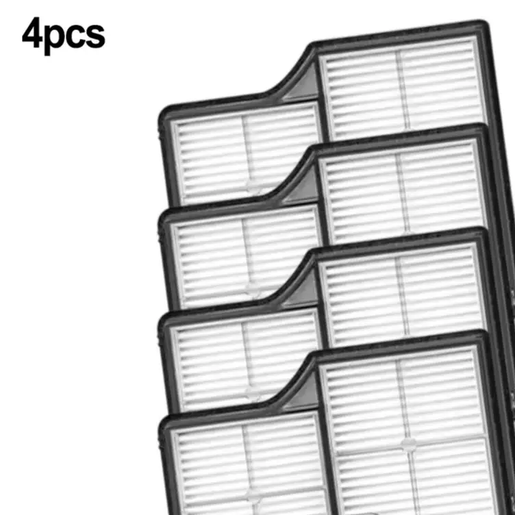 4 Pack Replacement Filters For Saros 10 / 10R / G30 Robot Vacuum Cleaner - High-Quality White Mesh Filter Set