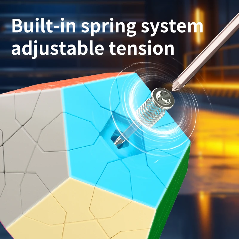 YuXin Touring cinco cubos mágicos Megaminx cubo mágico cubo de velocidad rompecabezas de forma extraña cubo sin pegatinas rompecabezas Juguetes