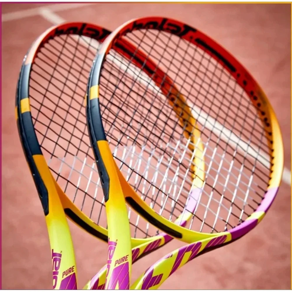 2021 Babolat Nadal Tennis All Carbon Tennis Racket PA Pure Aero Professional Tennis Racket for Men and Women Beginner 300g L2