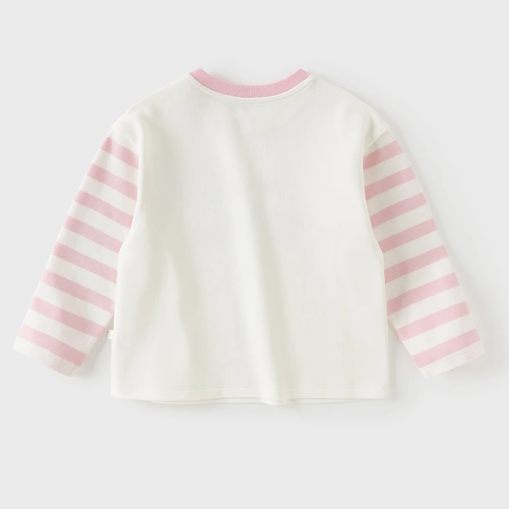 Dave Bella Long-sleeve T-shirt For Kids' Girls Autumn Printed Tops And Pullover Spring Fashionable Children's Clothing DB3263463