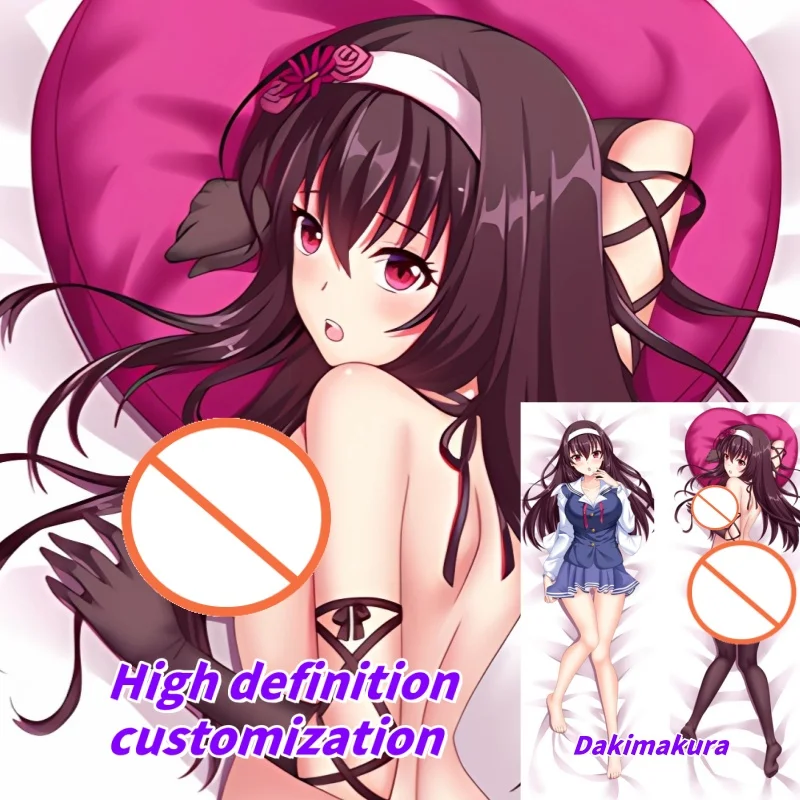 

Dakimakura Anime Kasumigaoka Utaha Double-sided Print Life-size Body Pillow Cover Bedding Gifts