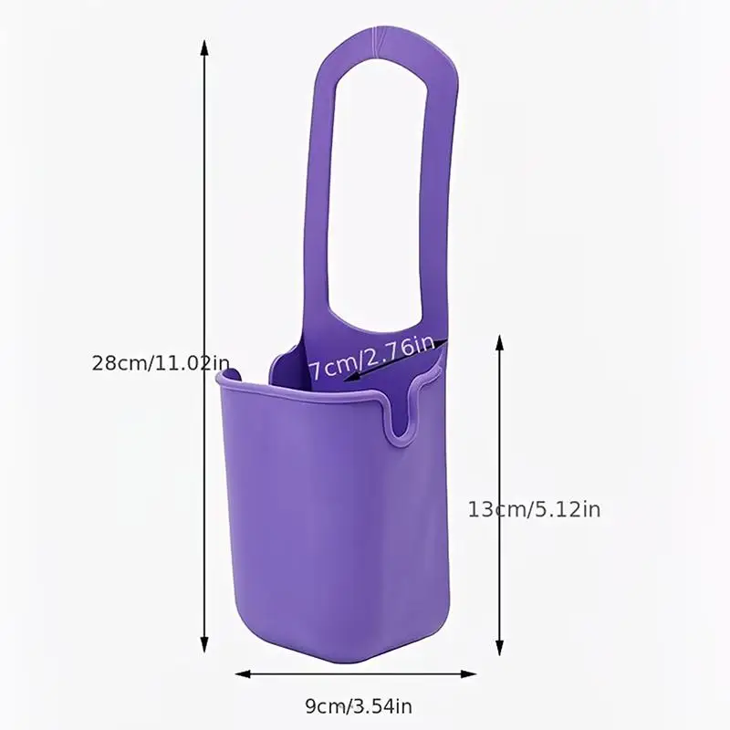 Soft Silicone Stroller Cup Holder with Cute Cartoon Face Design Perfect for Baby Strollers Car Seats Outdoor Daily Use-TOY