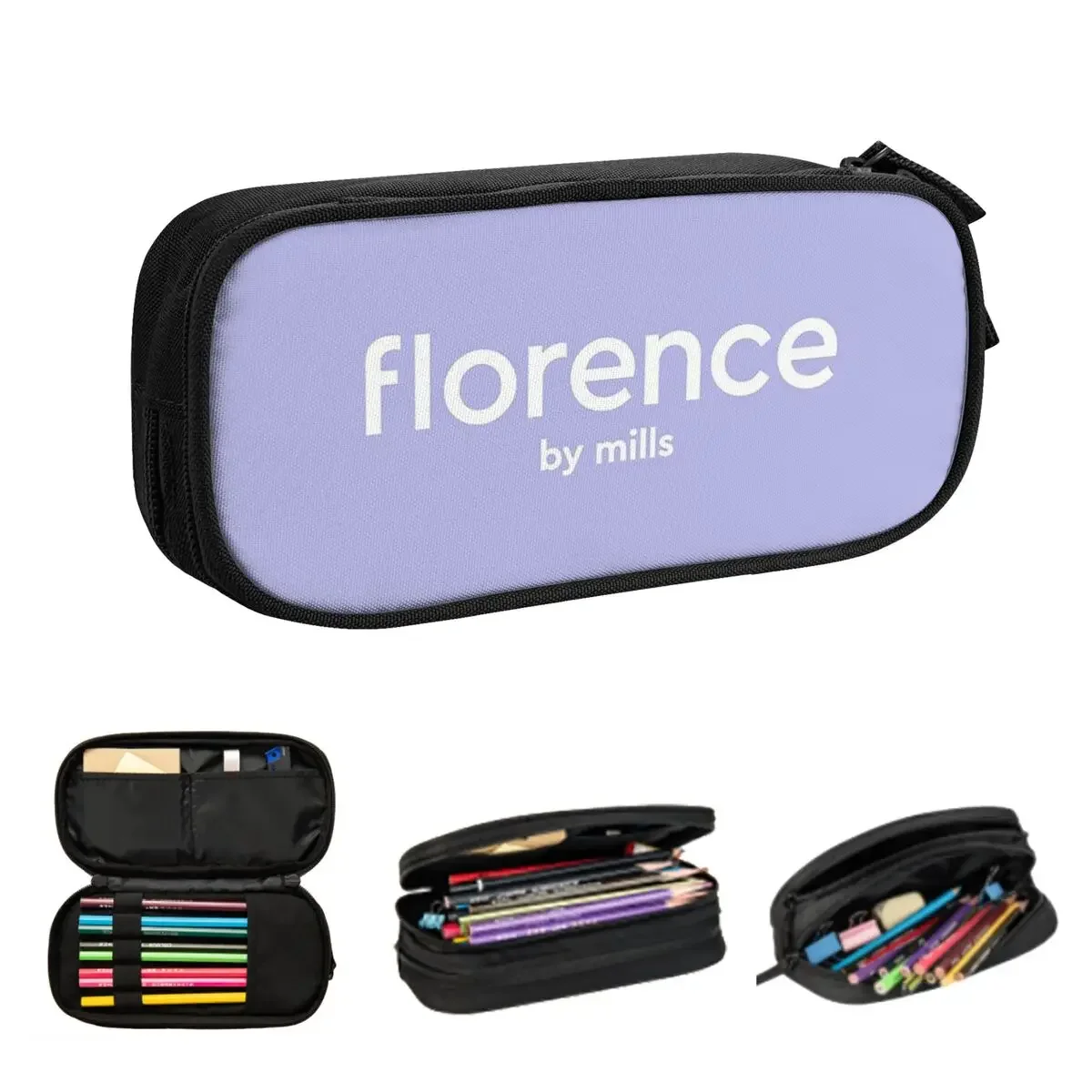 Florence By Mills Pencil Cases Big Capacity Pen Bags Pen Box Pencil Pouch For Boys Girls Students Stationery School Office