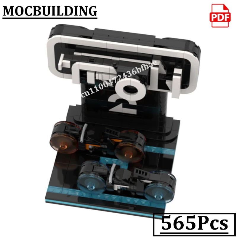 الطوب الخفيف عرض موقف حامل مكتب ديكور MOCBUILDING تتجه الدراجات النارية كتل ألعاب البناء الطوب هدية #1