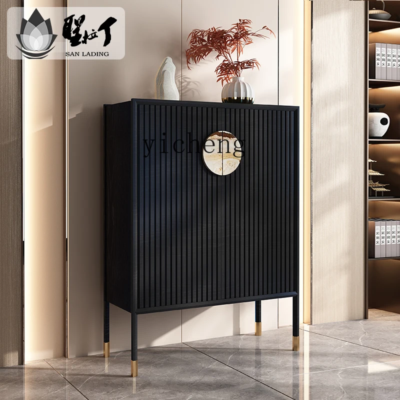 Tqh Sideboard Cabinet Zen Restaurant Wine Cabinet Entrance Foyer Aisle Side  Villa Shoe Cabinet