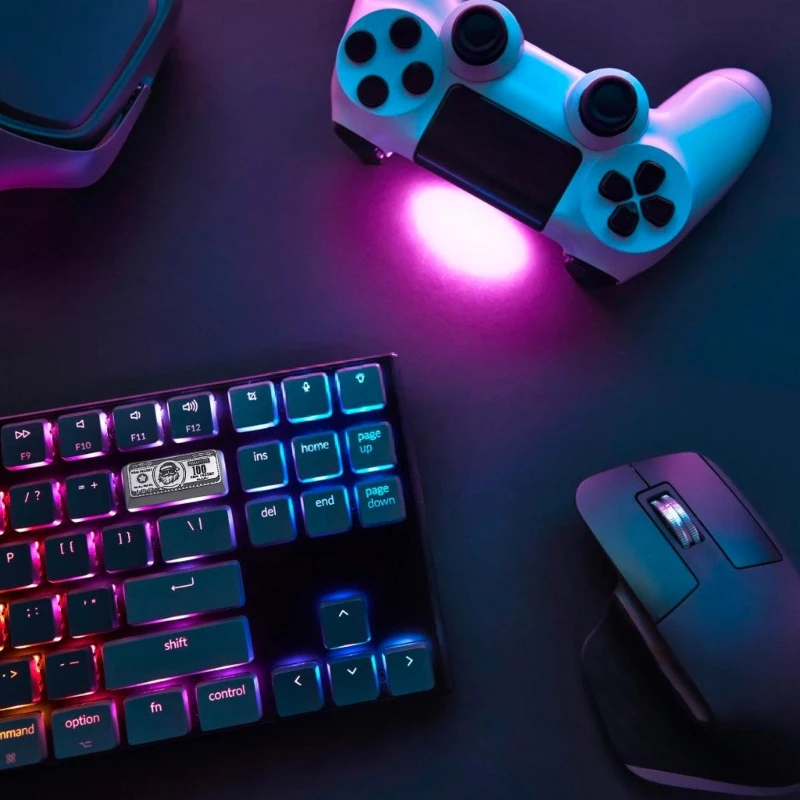 2.0U سبائك الزنك لوحات المفاتيح الميكانيكية Keycap الارتفاع الأصلي المعادن الخلفية Keycap لإعدادات المكتب والألعاب