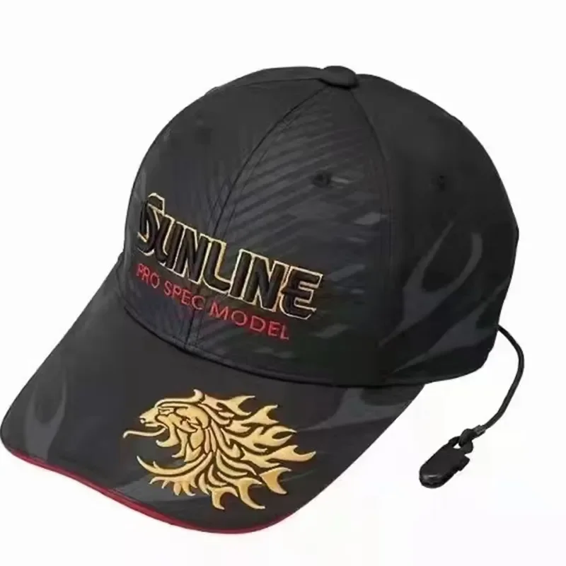 

Classic Sunline Fishing Hat for Men, Anti-uv Cotton Cap, Embroidered Baseball Cap, Outdoor Sport Hats, CP-3396, New