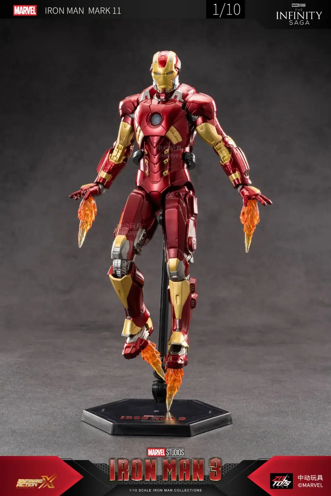 Original ZD Spielzeug Iron Man Tony Stark MK9 MK14 MK12 MK27 MK15 MK35 MK22 MK40 Hammerhead Action Figur Anime Sammeln Modell Geschenke – Detail 33