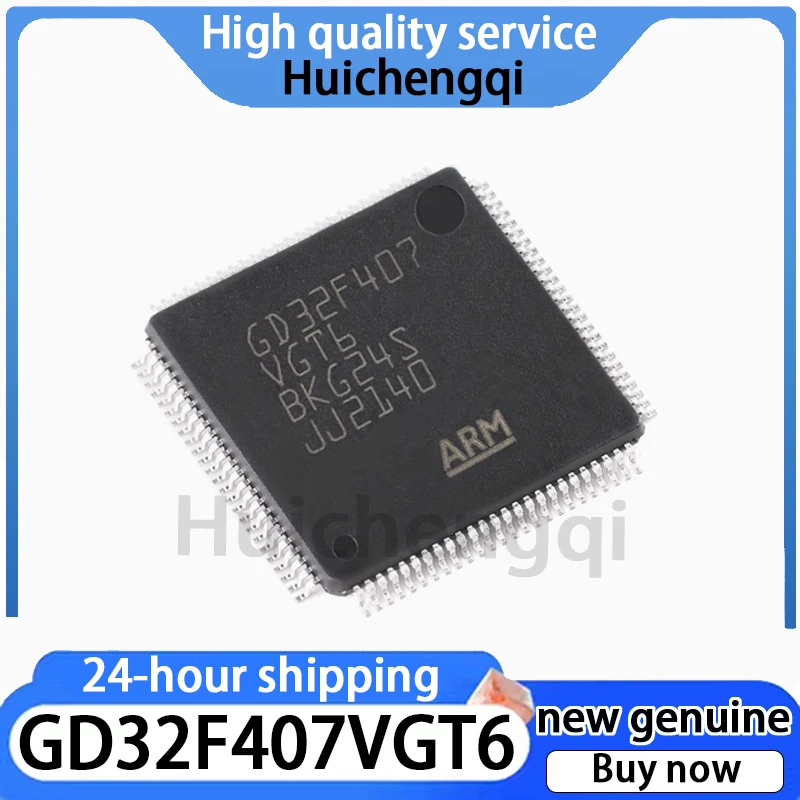 1PCS Original GD32F407VGT6 LQFP-100 ARM Cortex-M4 32-bit Microcontroller MCU Chip