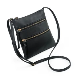 Fashion Versatile Crossbody Bag College Wind Commuting Pu Leather Square Bag Women Large Capacity Leisure Portable Shoulder Bag