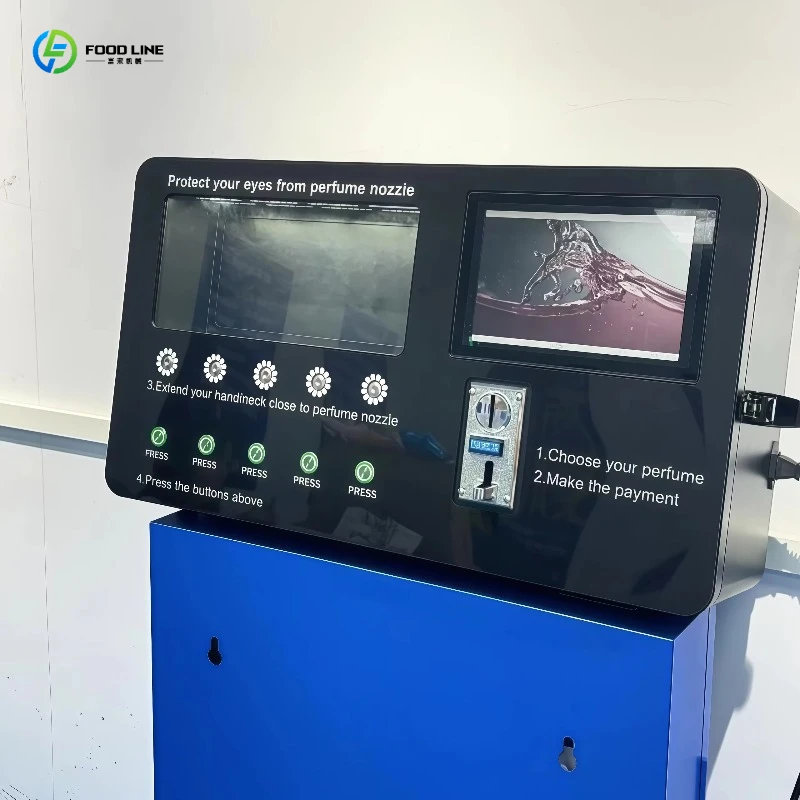 Wall Mounted Perfume Vending Machine LCD Touch Fragrance Dispenser Cashless Pay Scent Spray Smart for Hotel Cruise Ship