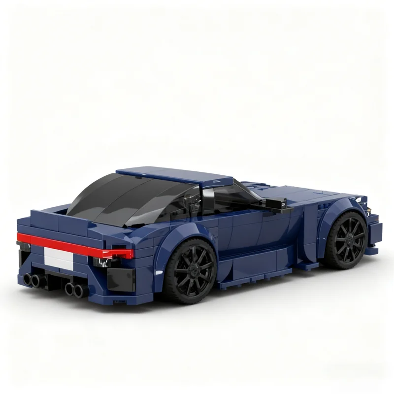 295 Uds. MOC Toyota GR GT ciudad campeones modelo arquitectura de bloques de construcción regalo de Navidad creativo juguete Idea educación ladrillo niños