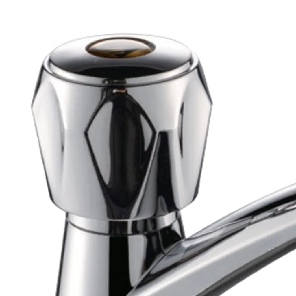Single Hole Plastic Water Tap Spiral Spout Sink Faucet for Bathroom Kitchen and Wash Basin