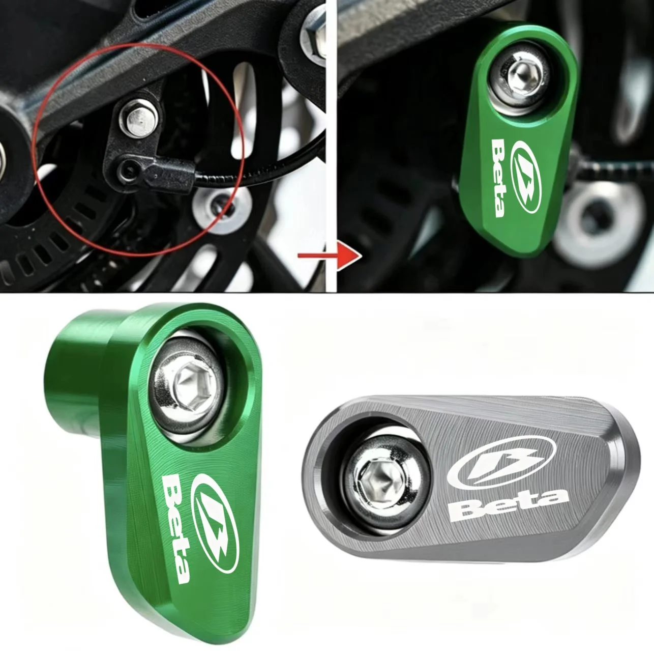 Latest Motorcycle ABS Sensor Protective Cap for Beta Series Models Black New Part Accessories