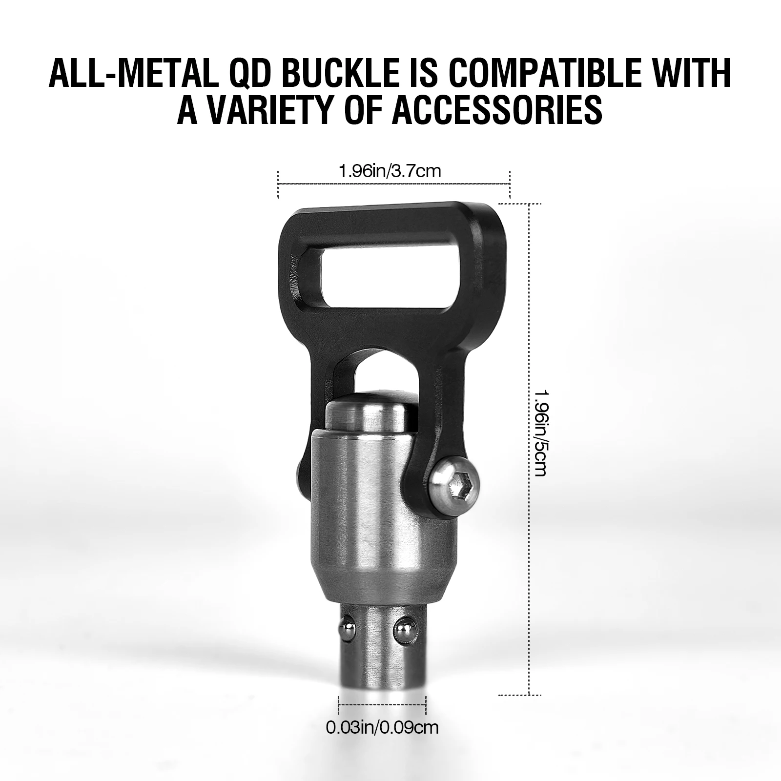 TRUIFOTO stainless steel QD sling swivel buckle