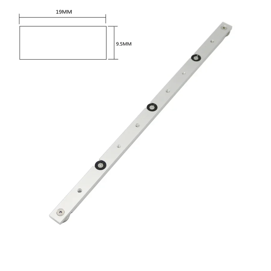 18inch 450mm Aluminium Alloy Miter Bar Slider Table Saw Gauge Rod Durable In Use