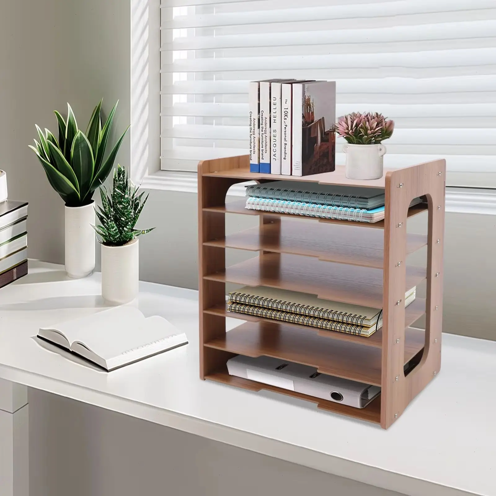 

7-слойный органайзер для офисной бумаги, подходящий для столов, стоек для файлов, лотков для писем и сортировочных машин для бумаги формата А4.